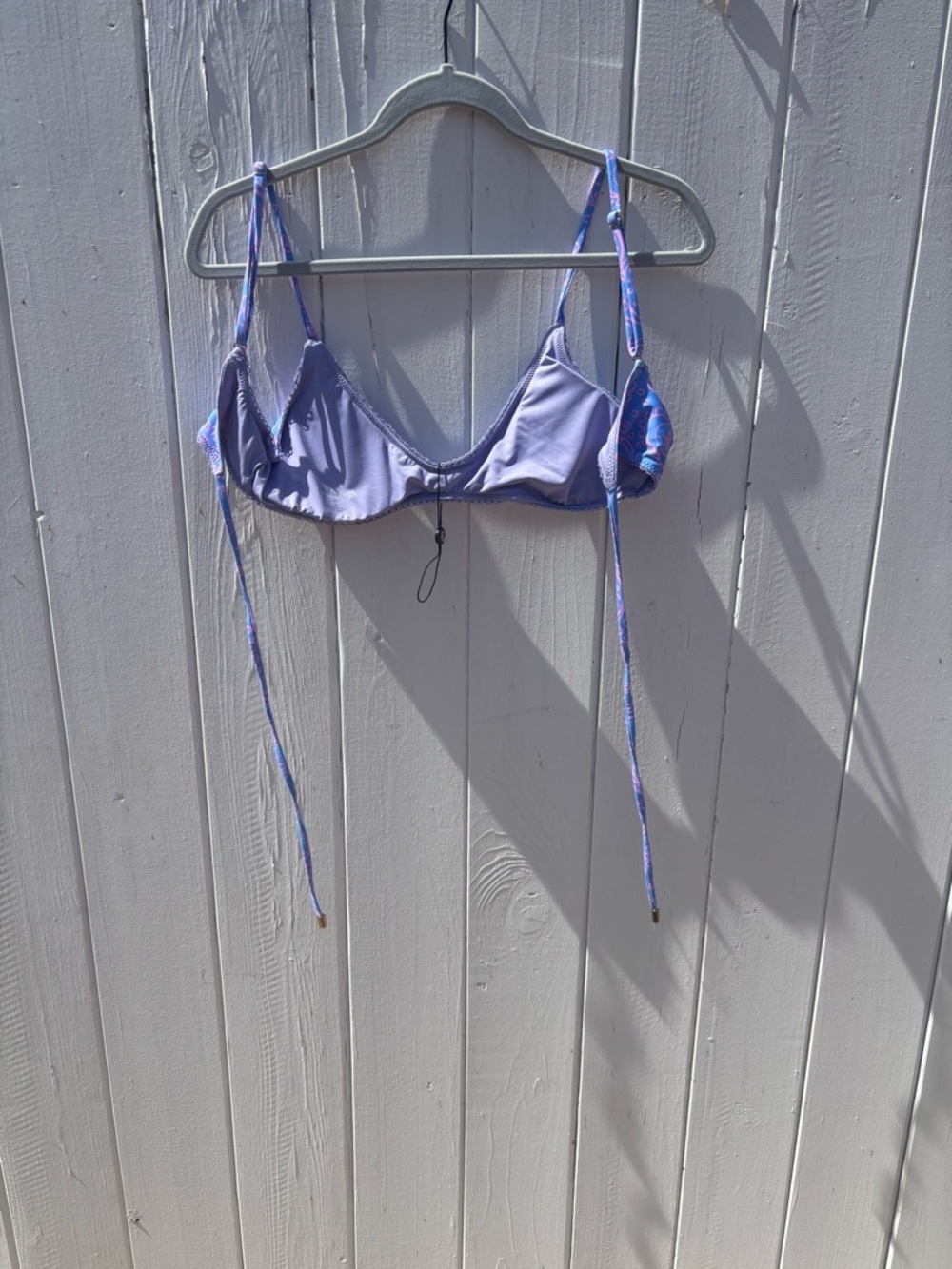 Blackbough Lazy Paisley String Bikini Top Large NWT - Picture 7 of 9